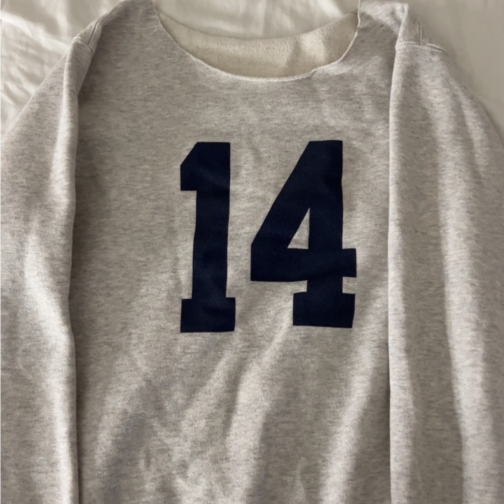 Casual Off-Shoulder Gray 14 Brandy Melville Sweater